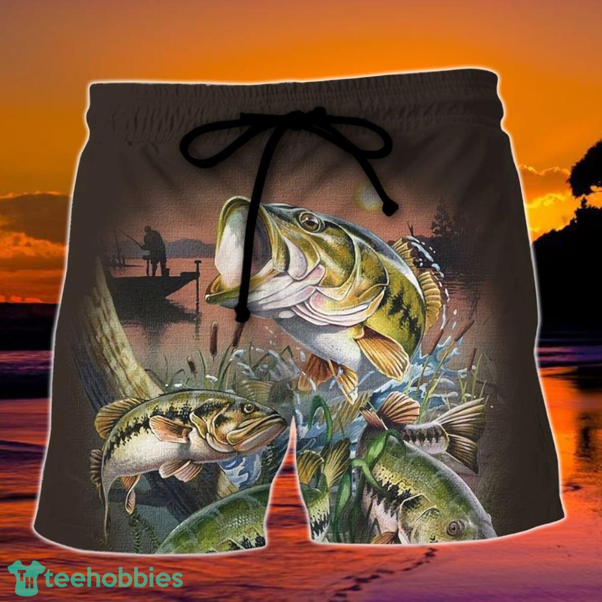 Fishing I Know I Fish Like A Girl Try To Keep Up Amazing Style Hawaii Shorts For Men Product Photo 1