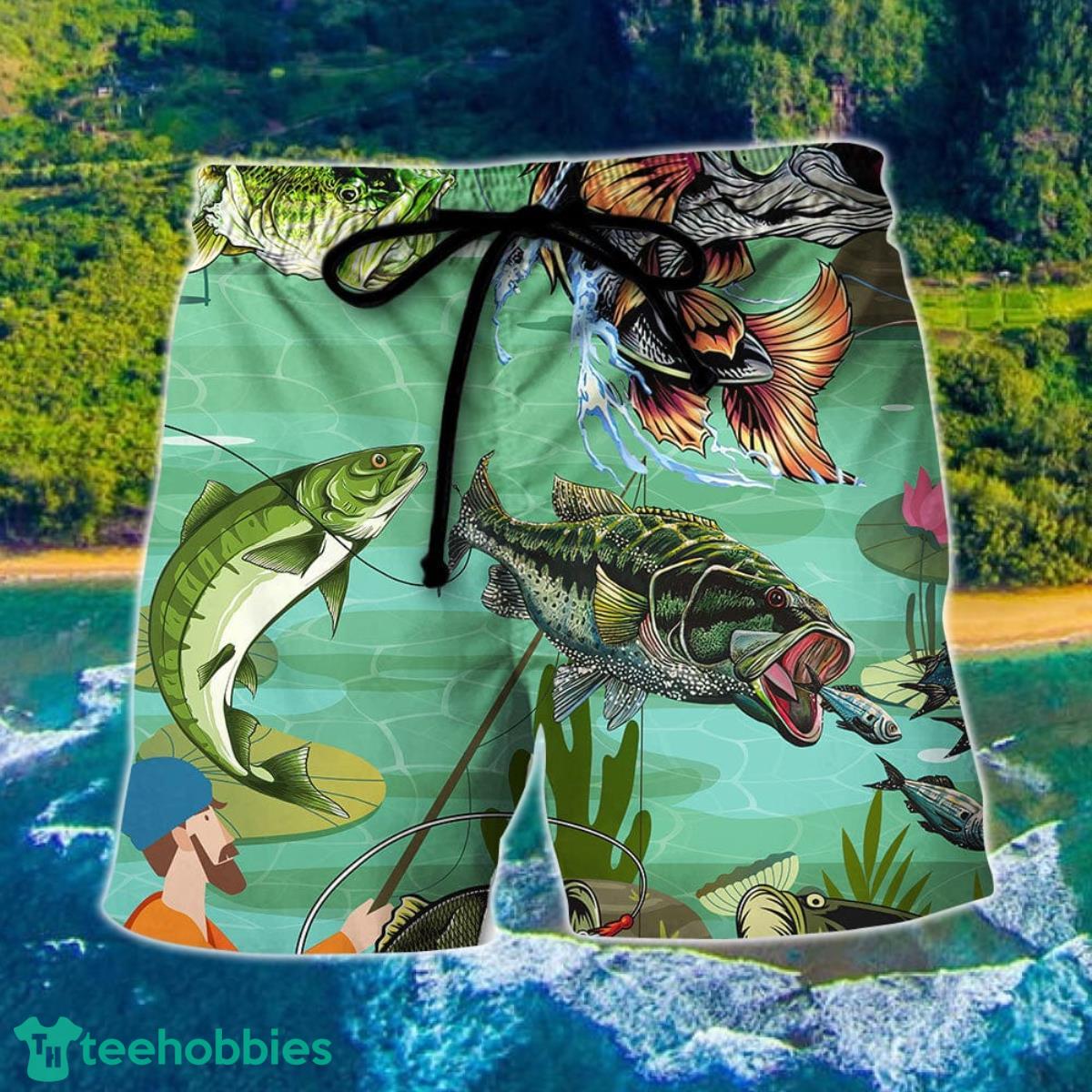 Fishing I'm Not Antihawaii Shorts For Men Product Photo 1