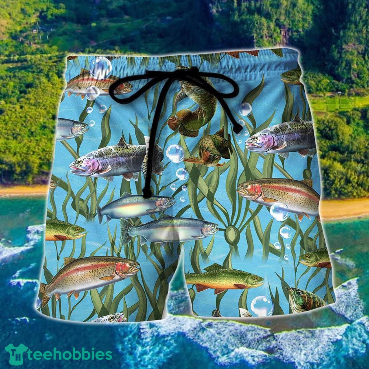 Fishing Is Like Boobs Hawaii Shorts For Men Product Photo 1