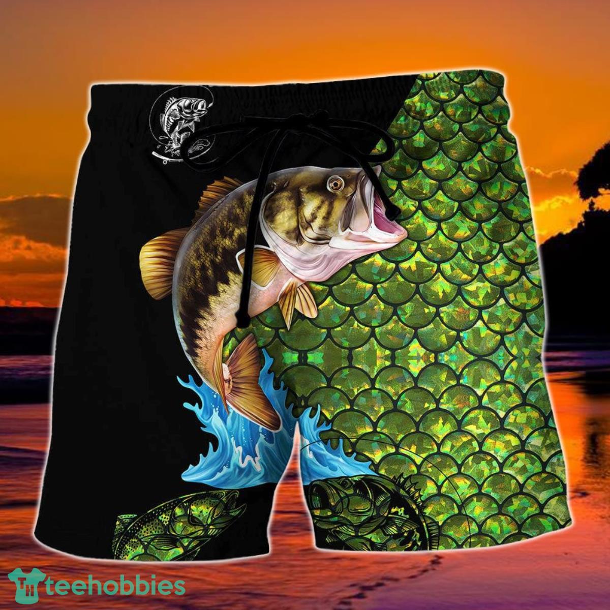 Fishing On Weekends I Hook Up With Big Girls Hawaii Shorts For Men - Summer Beach Shorts Product Photo 1