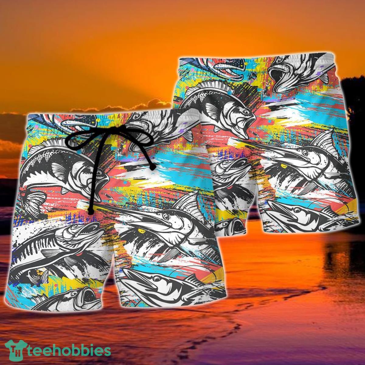Fishing Saved Me From Being A Pornstar Now Im Just A Hooker Hawaii Shorts For Men Product Photo 2