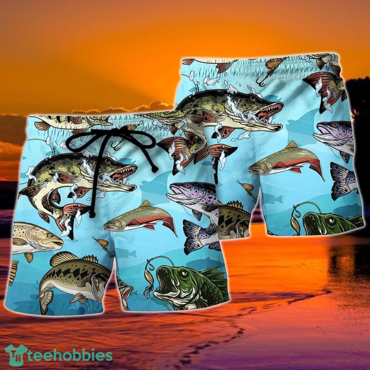Fishing Sometimes It Pays To Keep Your Mouth Shut Hawaii Shorts For Men Product Photo 2