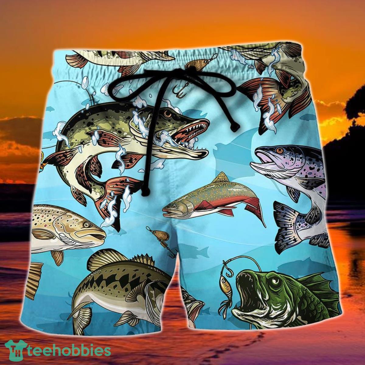 Fishing Sometimes It Pays To Keep Your Mouth Shut Hawaii Shorts For Men Product Photo 1
