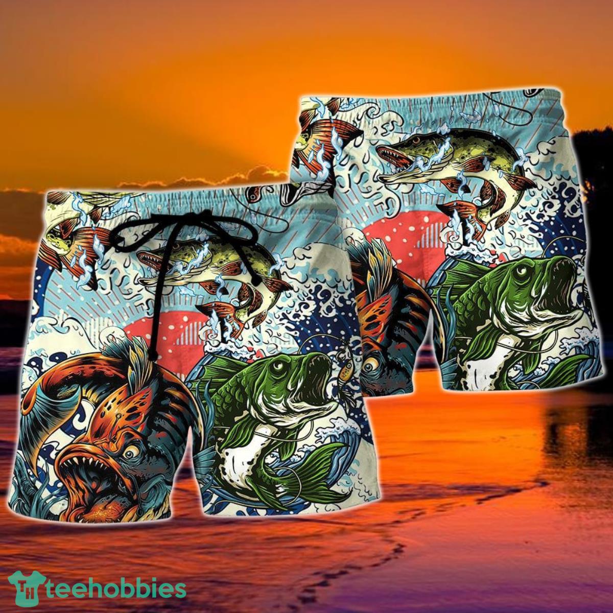Fishing Sorry I Missed Your Call I Was On The Other Line Hawaii Shorts For Men Product Photo 2