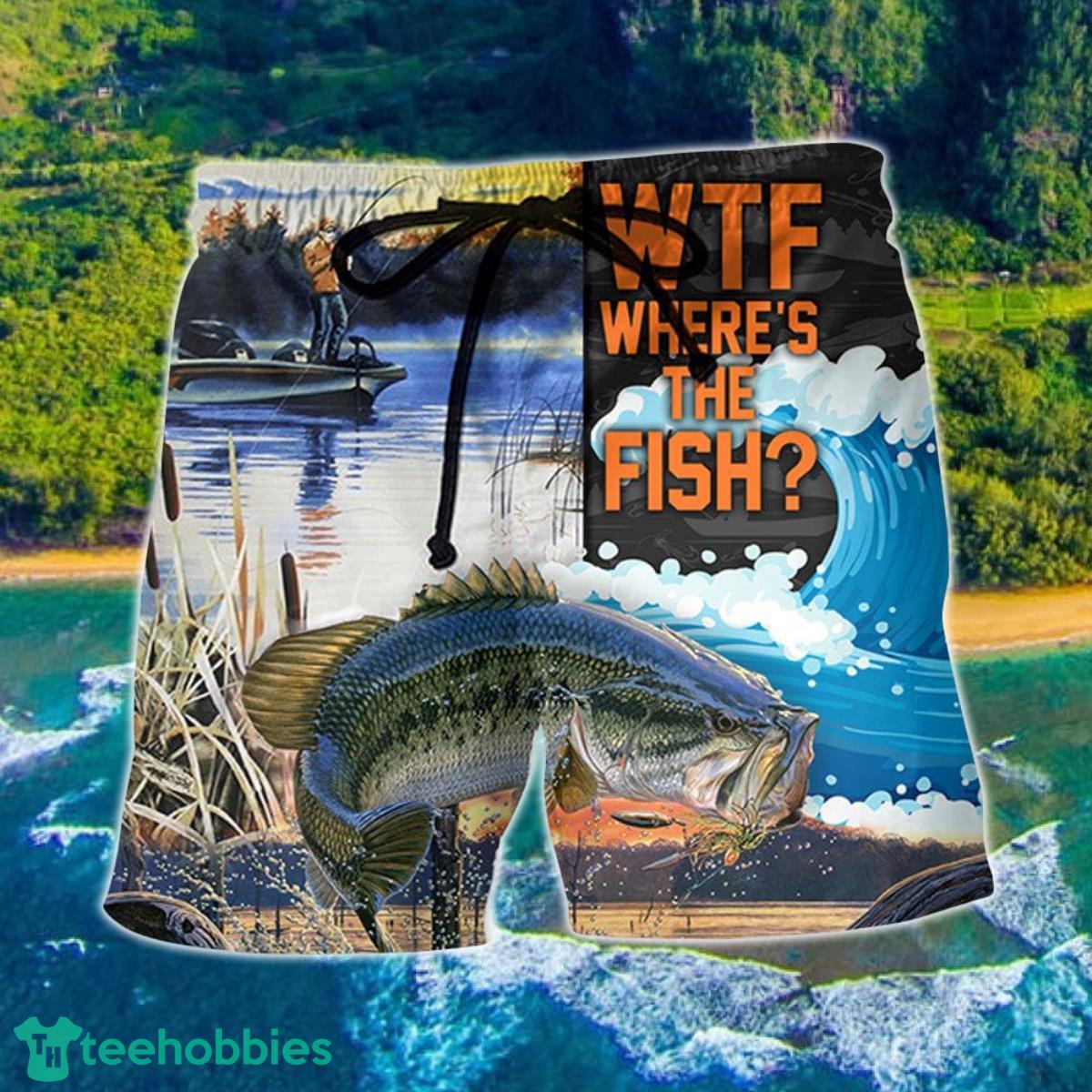 Fishing We’re Going Fishing Hawaii Shorts For Men - Summer Beach Shorts Product Photo 1
