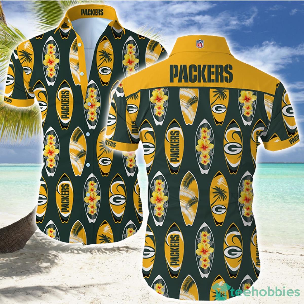 Funny Green Bay Packers Hawaiian Shirts For Men Product Photo 1