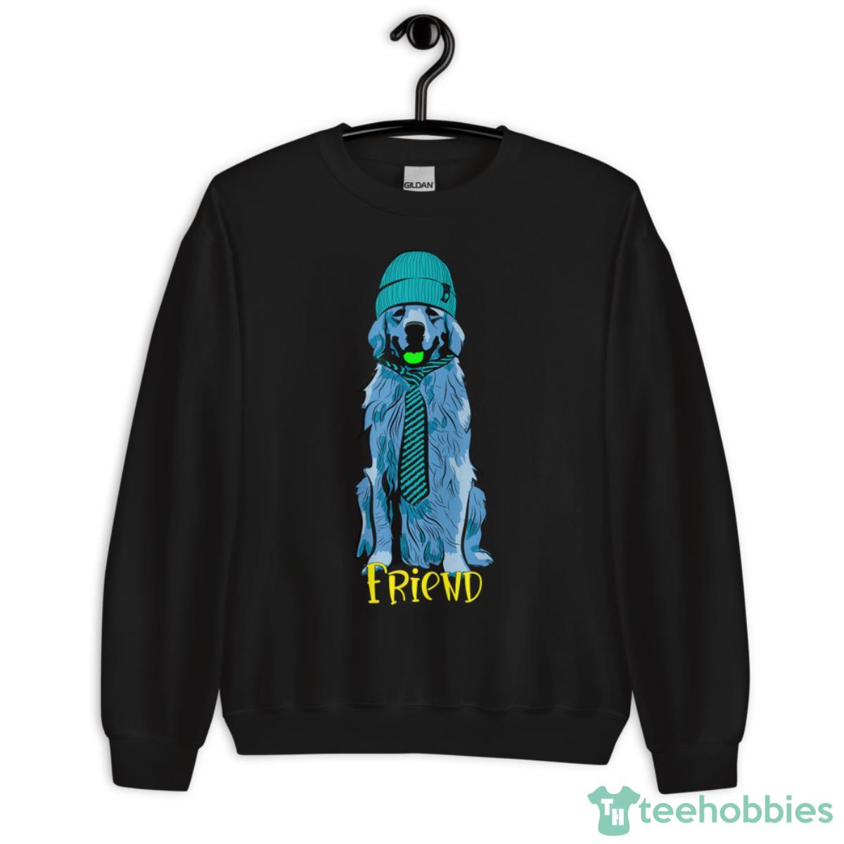 Funny Multi-Colored Dog Is A Kind, Faithful Friend Of Man Shirt - Unisex Crewneck Sweatshirt