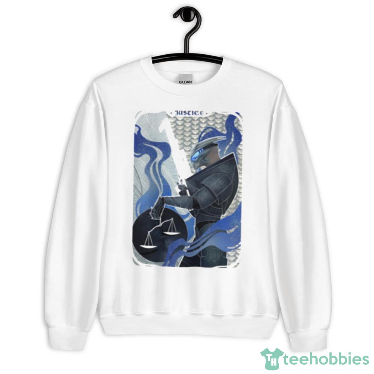 Garrus Vakarian Justice Tarot Shirt - Unisex Heavy Blend Crewneck Sweatshirt
