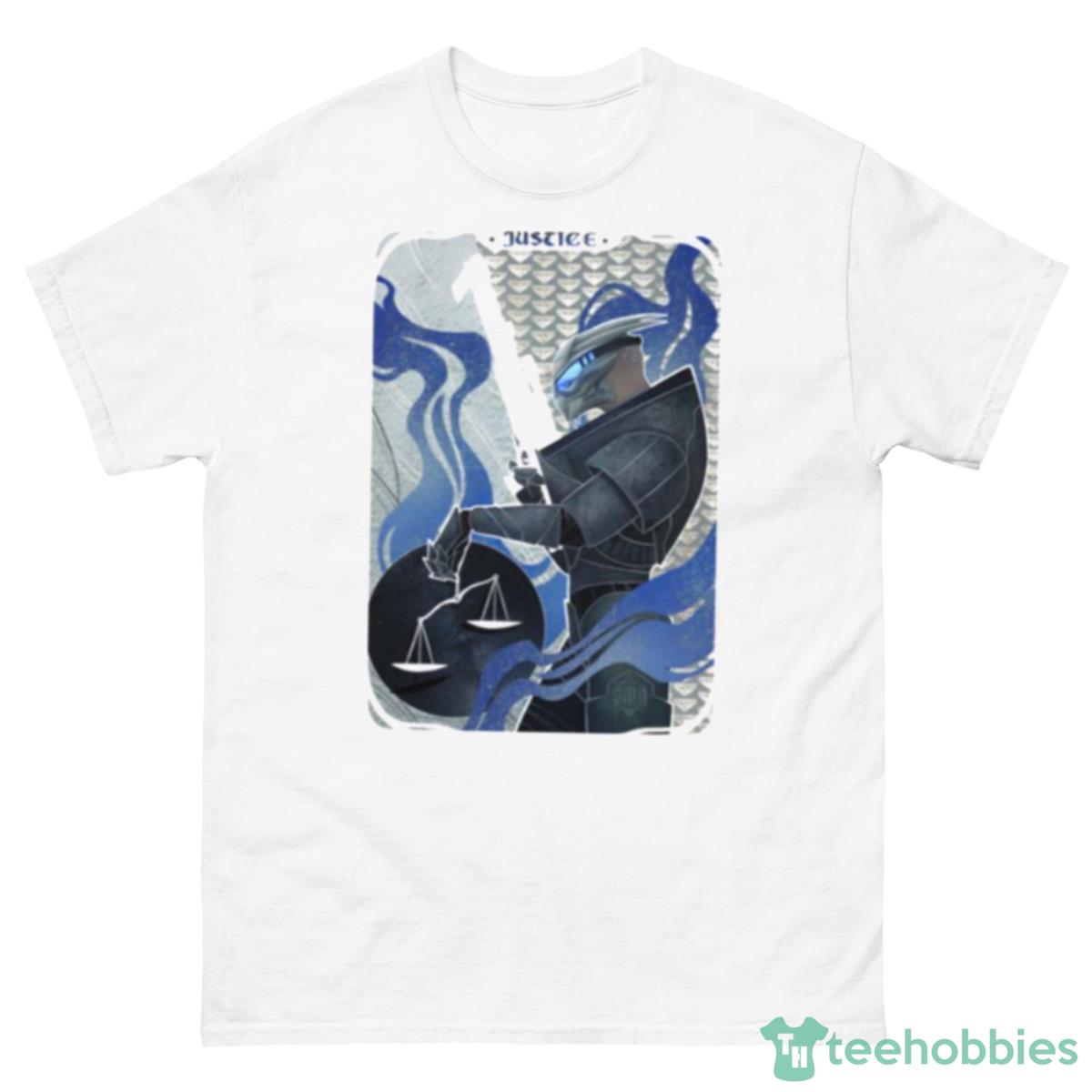 Garrus Vakarian Justice Tarot Shirt - 500 Men’s Classic Tee Gildan
