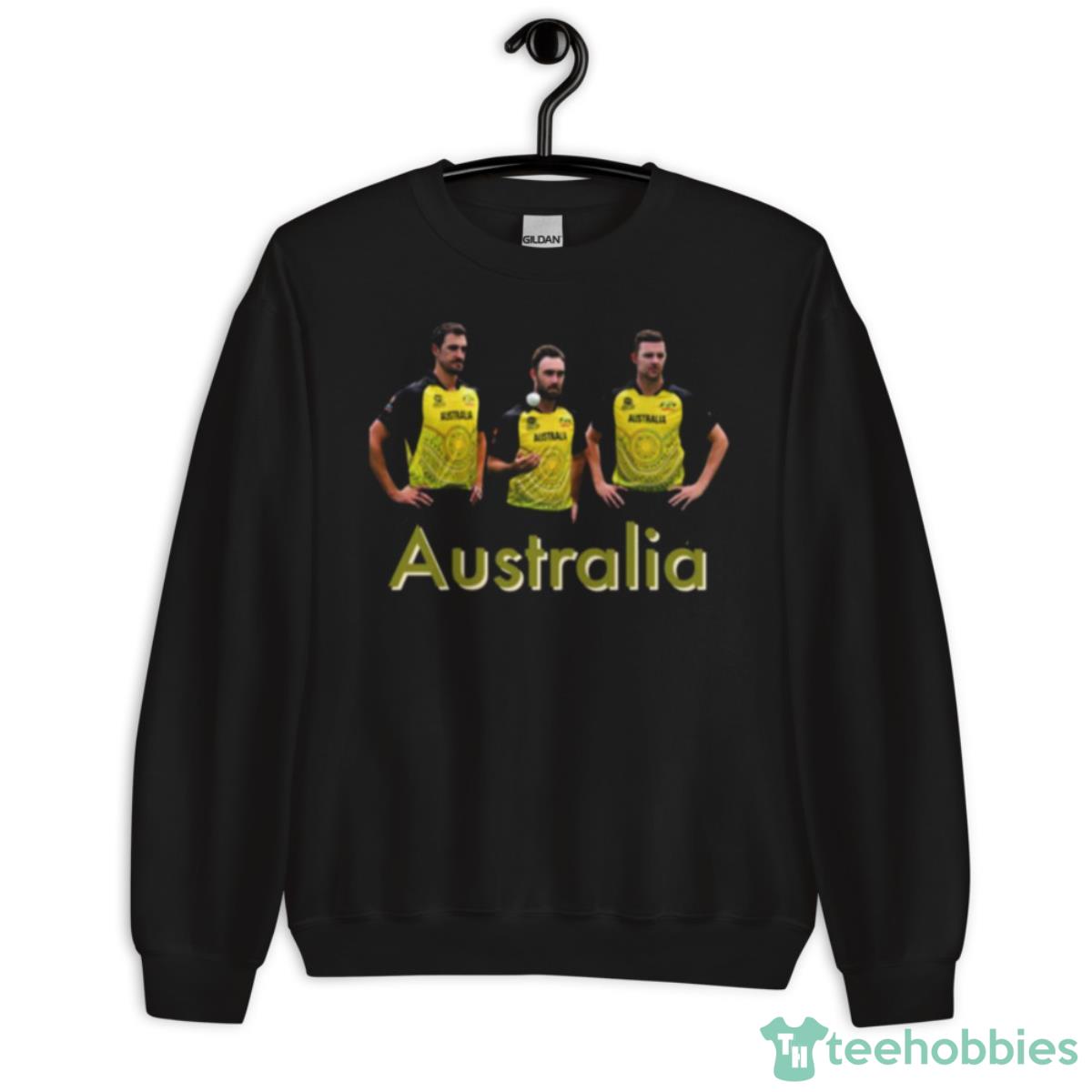 Glenn Maxwell Josh Hazlewood Custom Sticker Mitchell Starc Shirt - Unisex Crewneck Sweatshirt