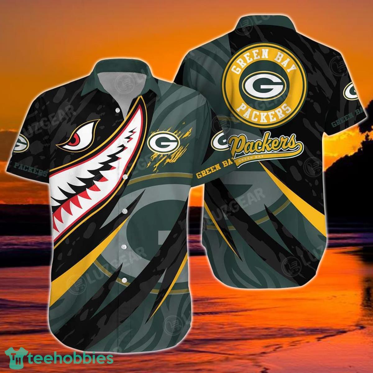 Green Bay Packers NFL Hawaiian Shirt Graphic 3D Printed New Trends Summer For Fan NFL Enthusiast Product Photo 1