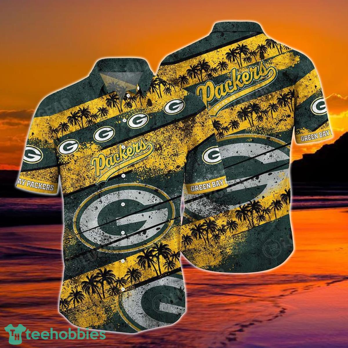 Green Bay Packers NFL Hawaiian Shirt Graphic Tropical Pattern Short Sleeve New Hot Trend Summer For Best Fans Product Photo 1