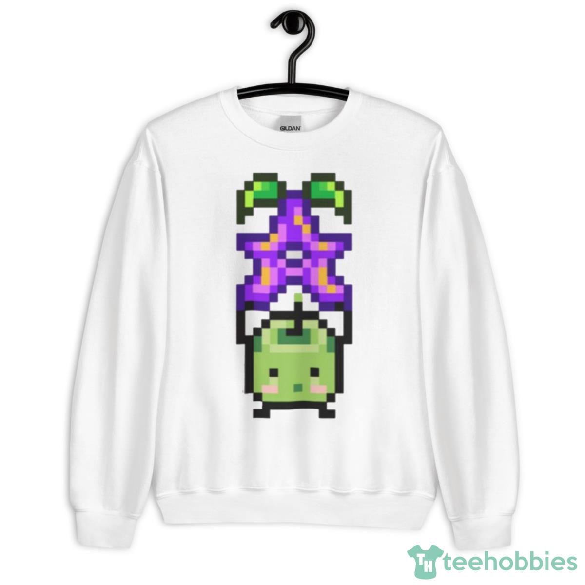 Green Junimo With Stardrop Stardew Valley Shirt - Unisex Heavy Blend Crewneck Sweatshirt
