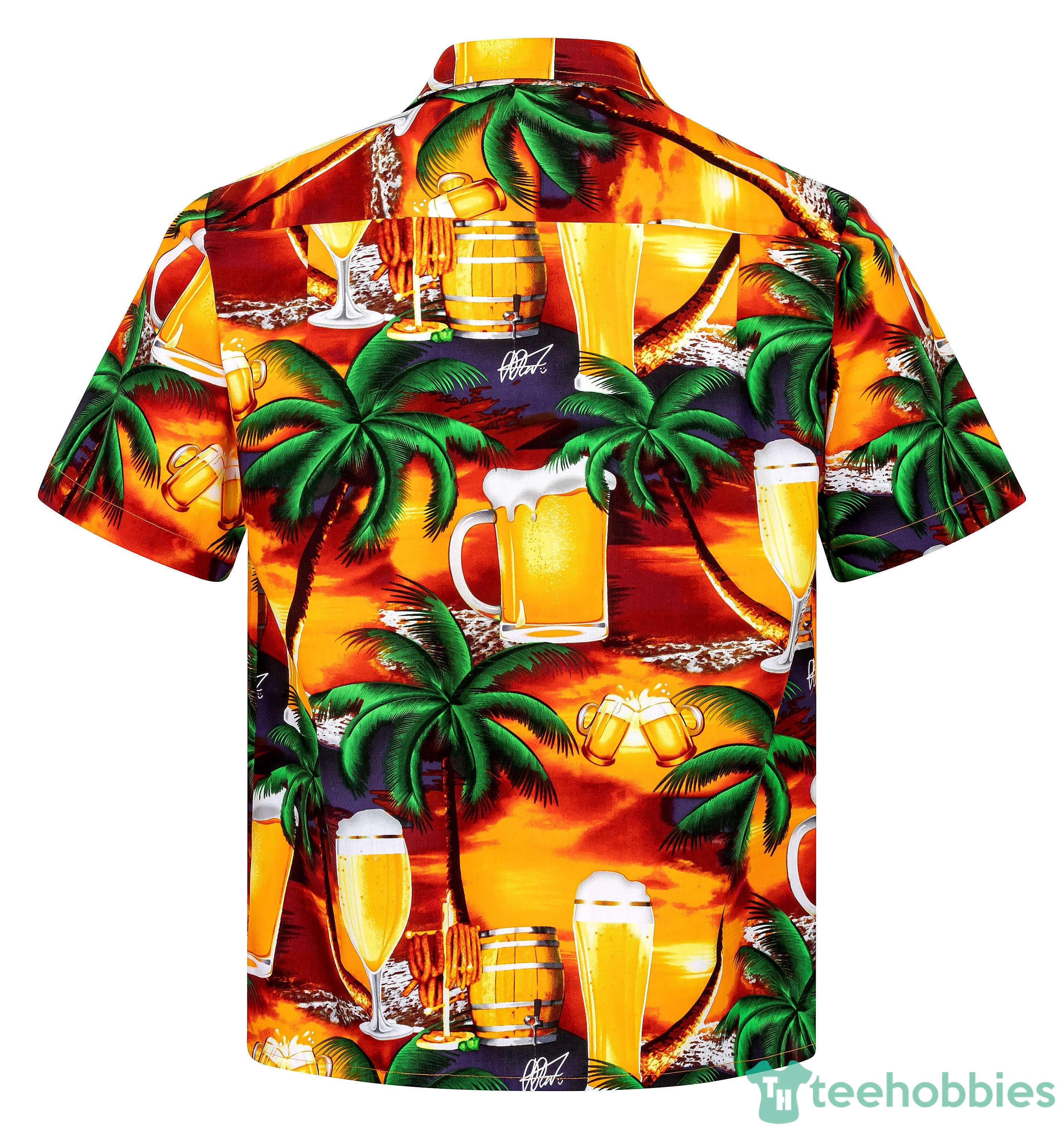 Hawaiian Shirt Beer in Paradise For Fan Product Photo 2