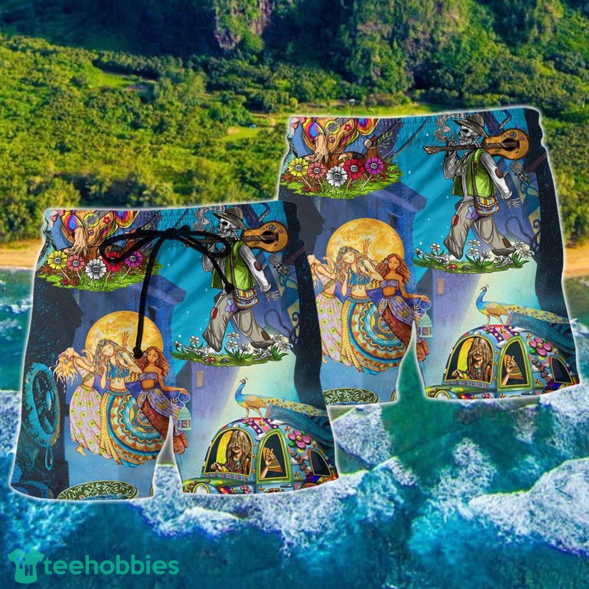 Hippie Felacia Style Summer Beach Hawaii Shorts Product Photo 2