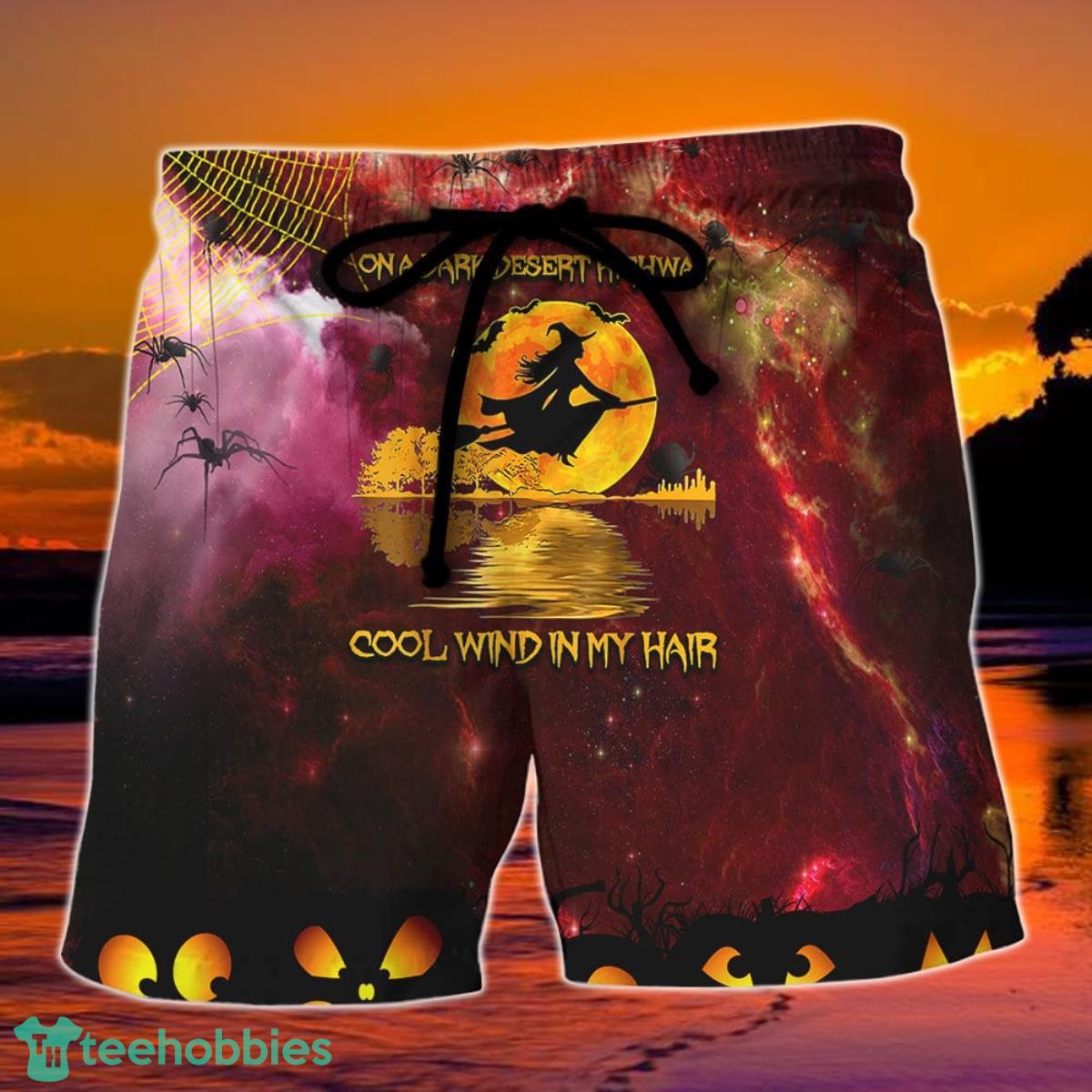 Hippie Halloween On A Dark Desert Highway Cool Wind In My Hair Witch Summer Beach Hawaii Shorts Product Photo 1