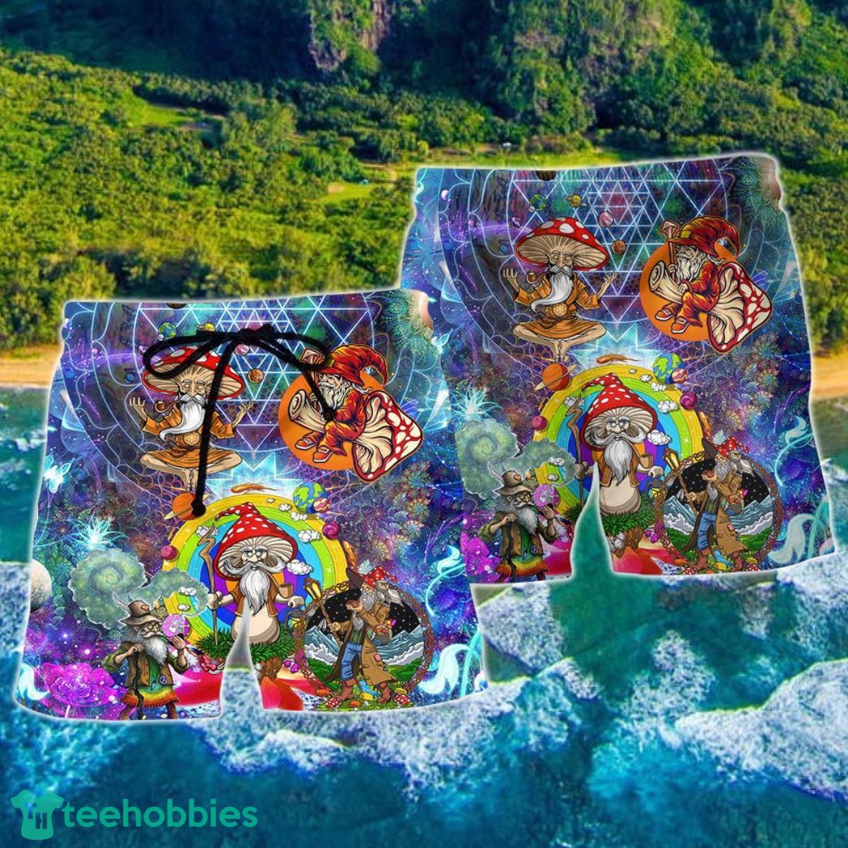Hippie Magic Mystic Color Man Summer Beach Hawaii Shorts Product Photo 2