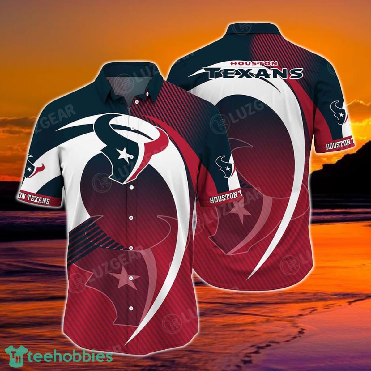 Houston Texans NFL Hawaiian Shirt, New Hot Trending Summer Beach Shirt Best Gift For Fan Product Photo 1