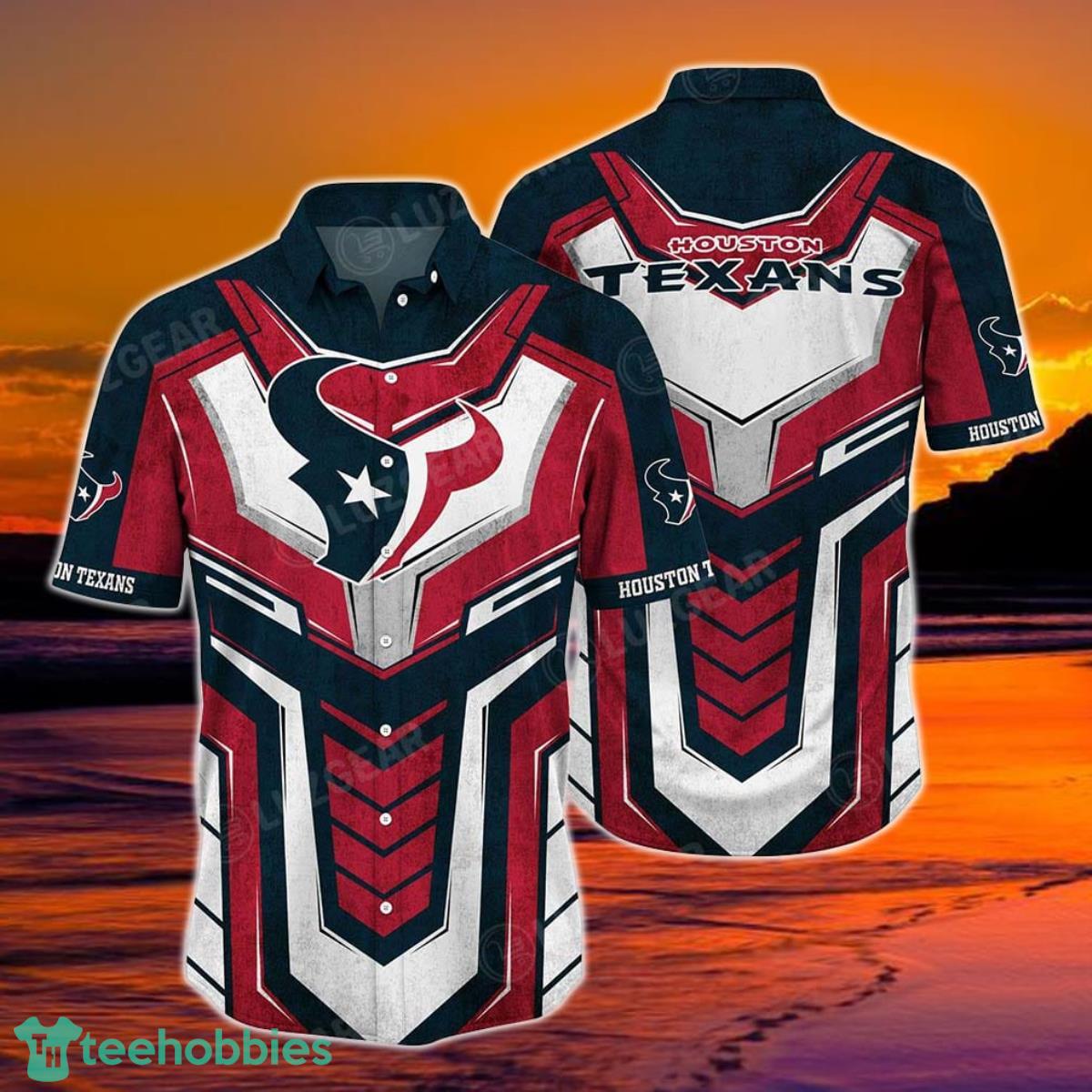 Houston Texans NFL Hawaiian Shirt Short Style 3DSummer For Awesome Fans Product Photo 1
