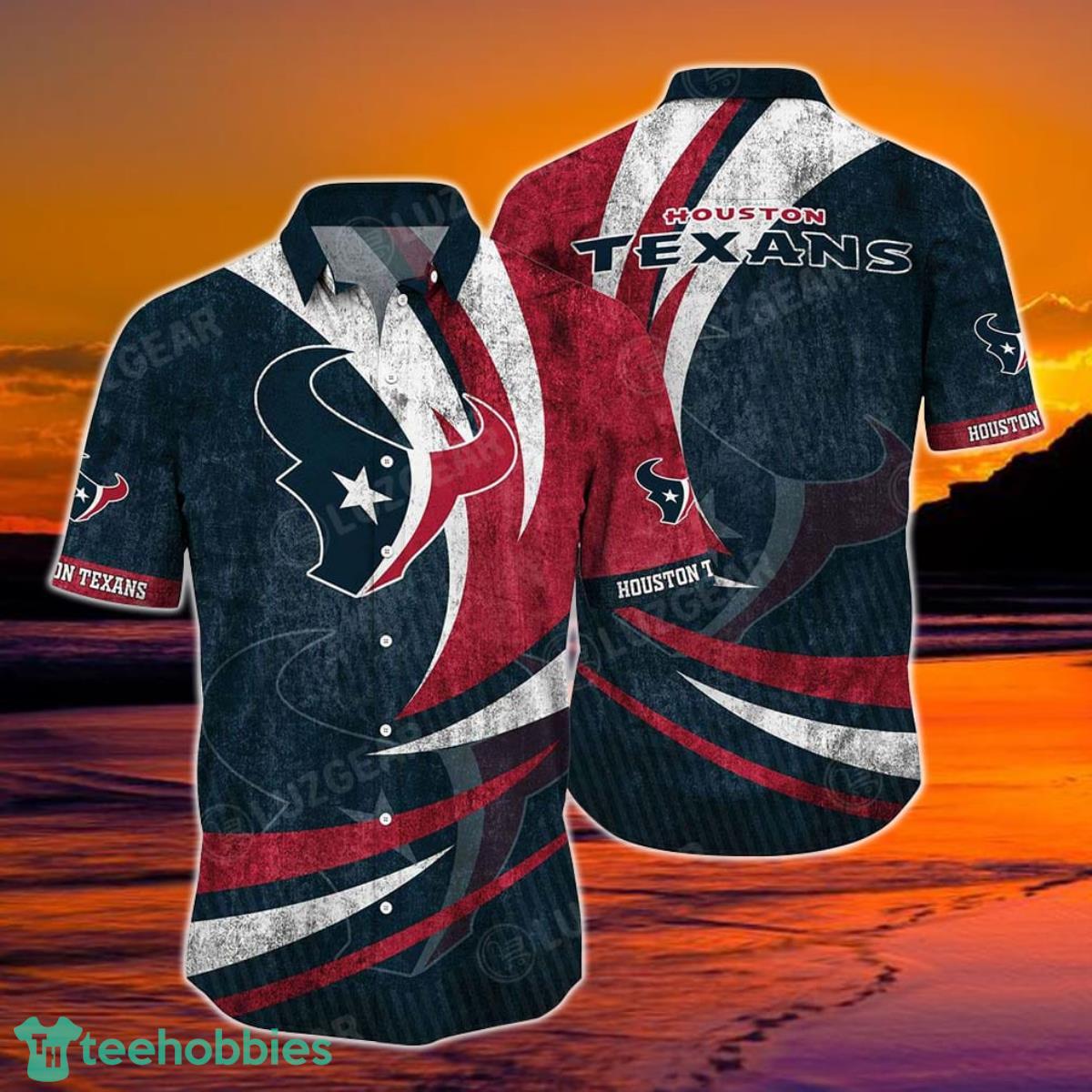 Houston Texans NFL Hawaiian Shirt Short Style Summer For Awesome Fans Product Photo 1