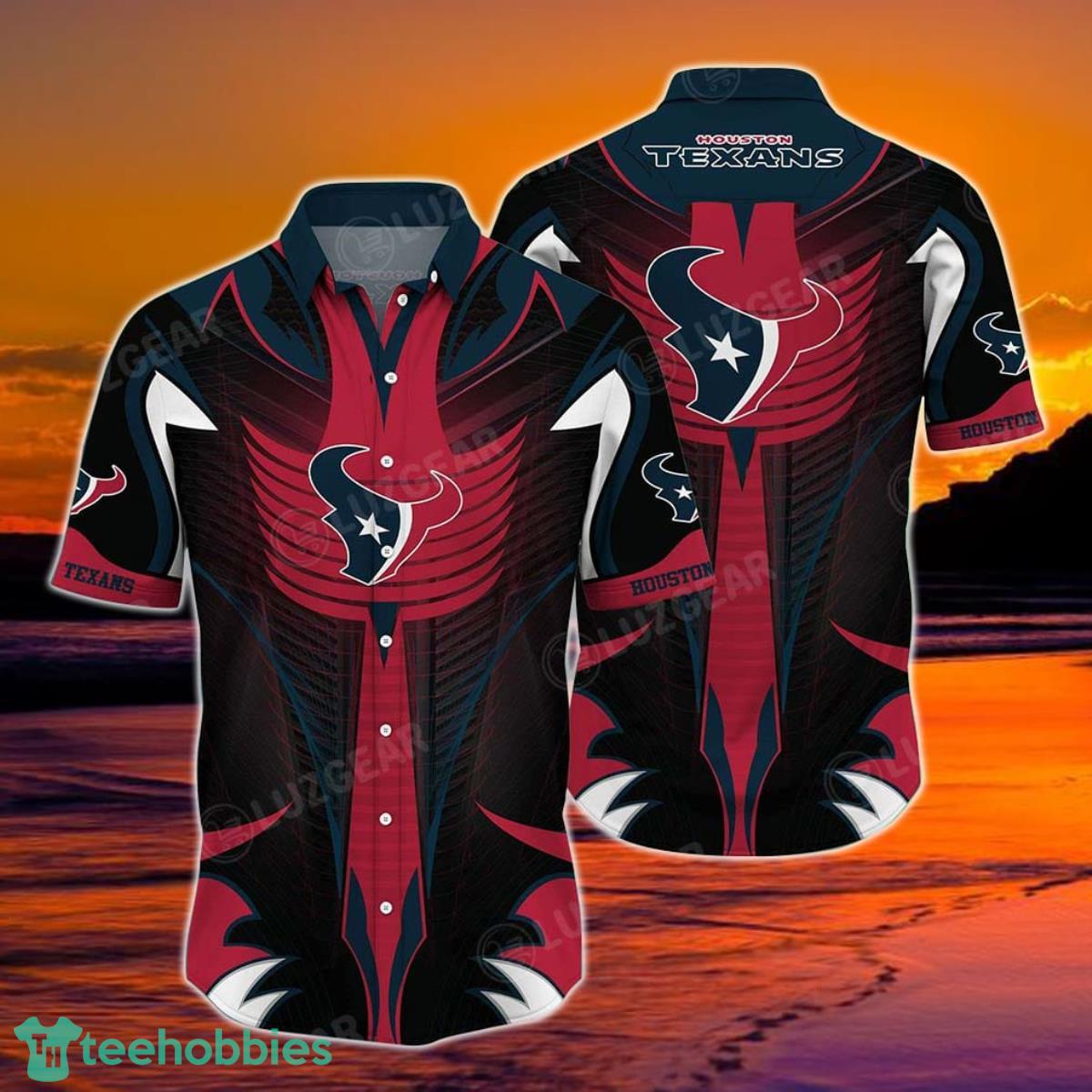 Houston Texans NFL Hawaiian Shirt, Trending Beach Shirt Short Style For Awesome Fans Product Photo 1