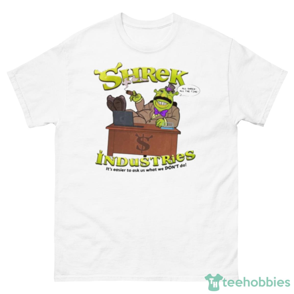 $hrek Industries Cartoon Art Shrek Shirt - 500 Men’s Classic Tee Gildan