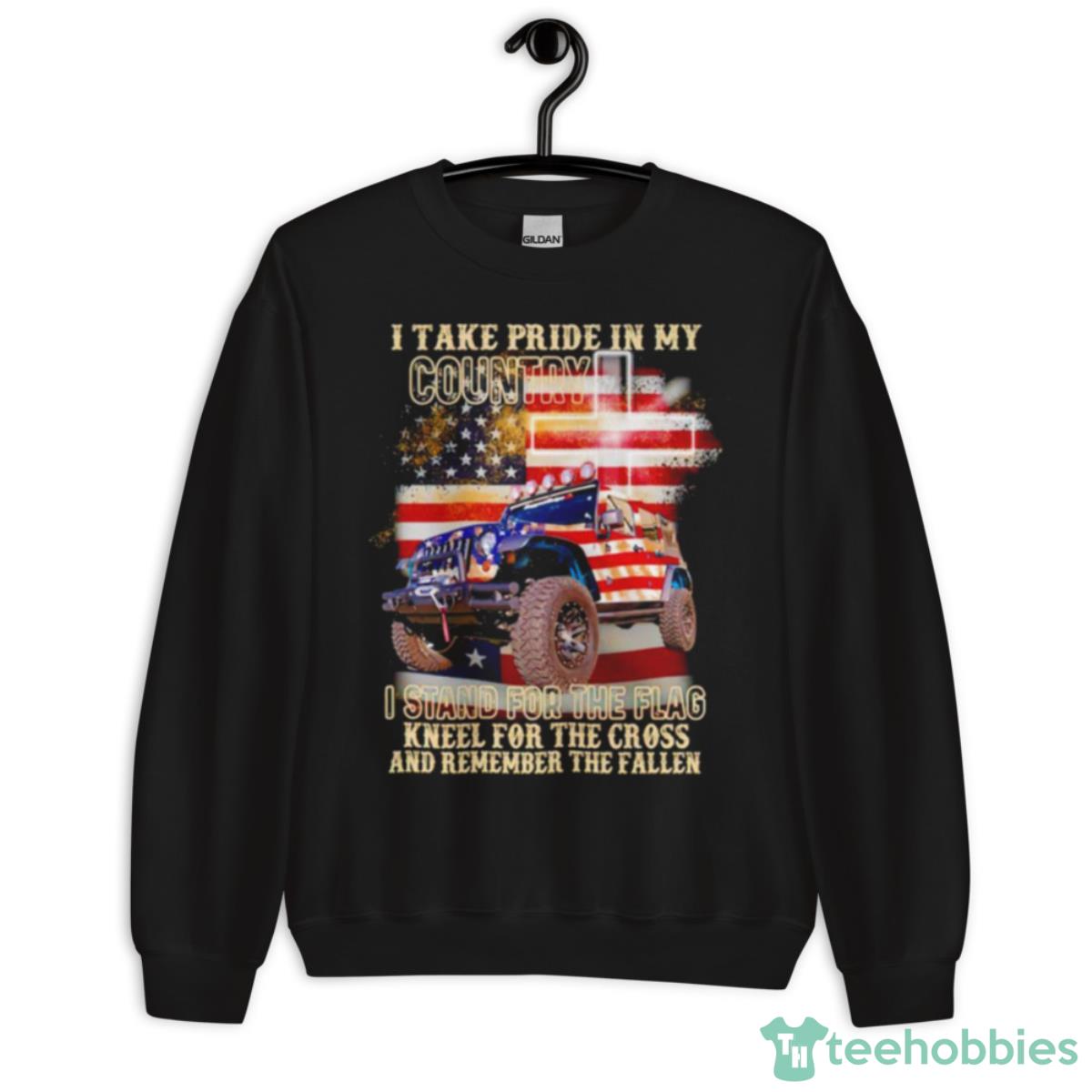 I Take Pride In My Country I Stand For The Flag USA Shirt - Unisex Crewneck Sweatshirt