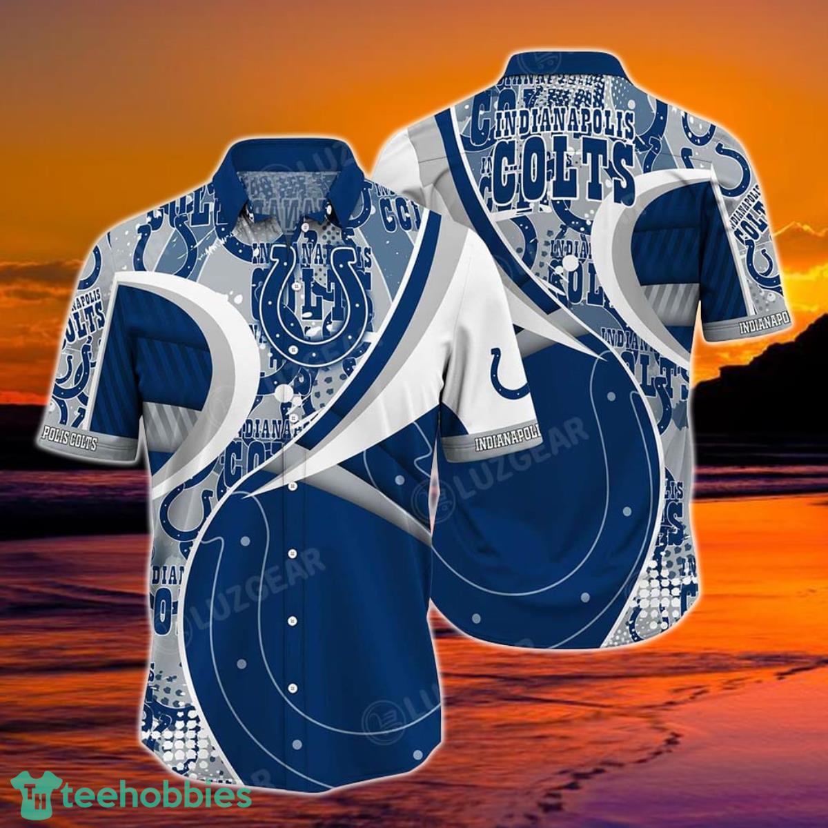Indianapolis Colts NFL Hawaiian Shirt Summer For Awesome Fans Product Photo 1