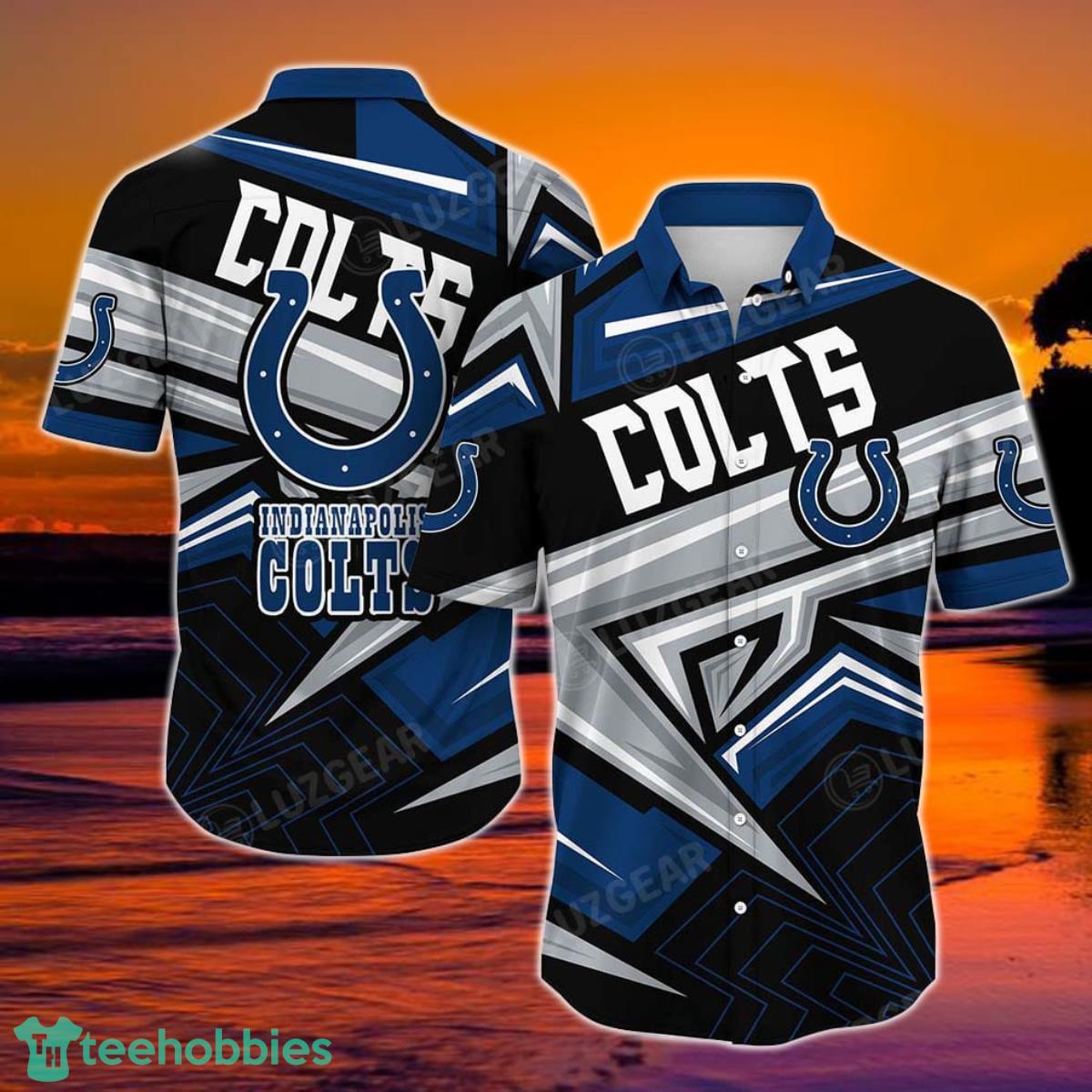 Indianapolis Colts NFL Hawaiian Shirt, Trending Summer For Sports Fans Product Photo 1