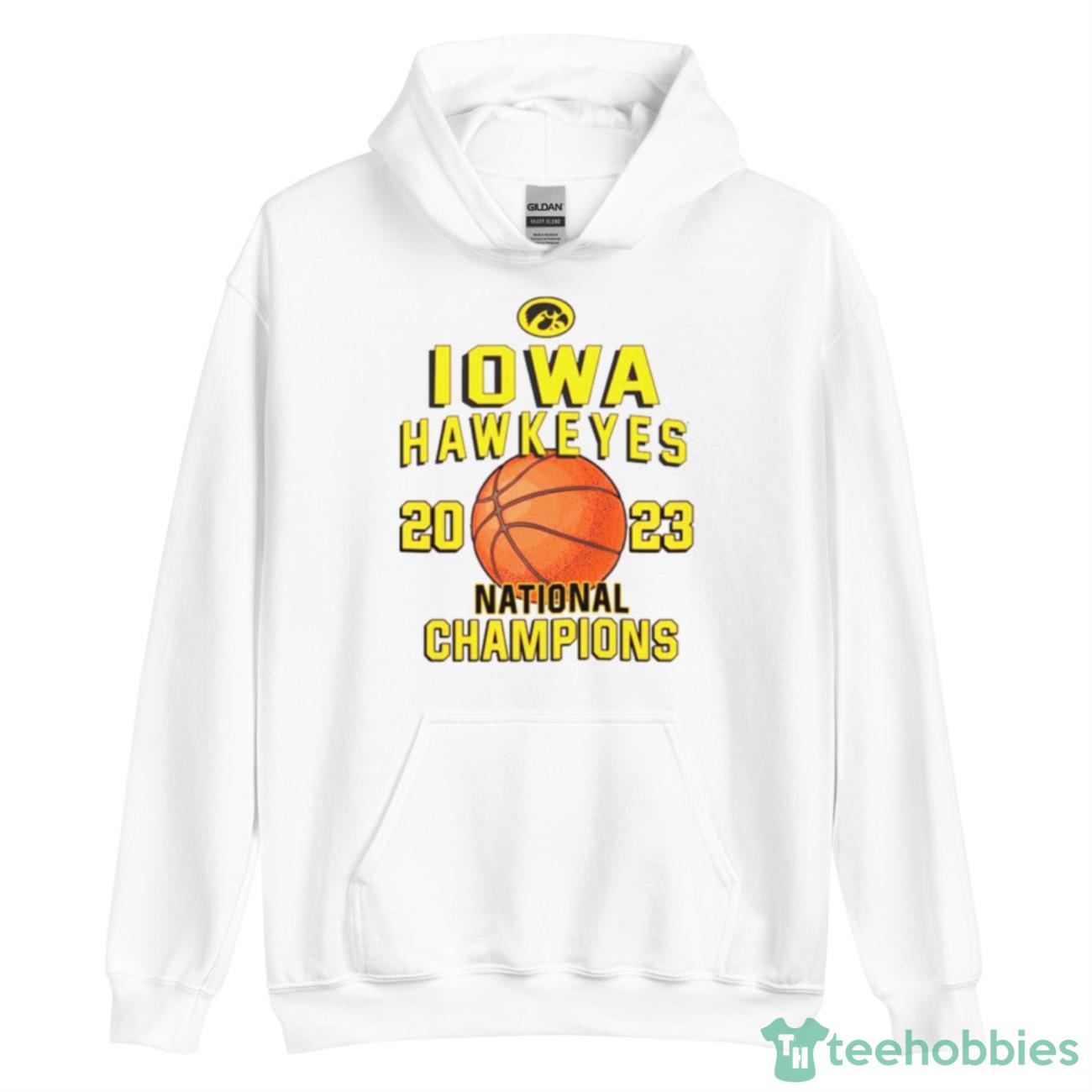 Iowa Hawkeyes 2023 Basketball National Champions Retro Shirt - Unisex Heavy Blend Hooded Sweatshirt