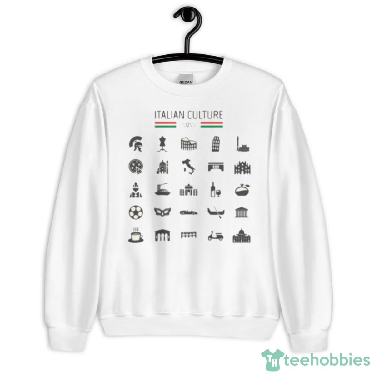 Italian Culture Icons Shirt - Unisex Heavy Blend Crewneck Sweatshirt