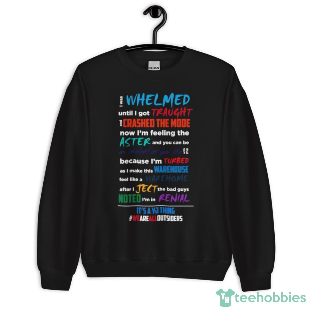 It’s A Yj Thing V2 Multi Coloured & White Young Justice Shirt - Unisex Crewneck Sweatshirt