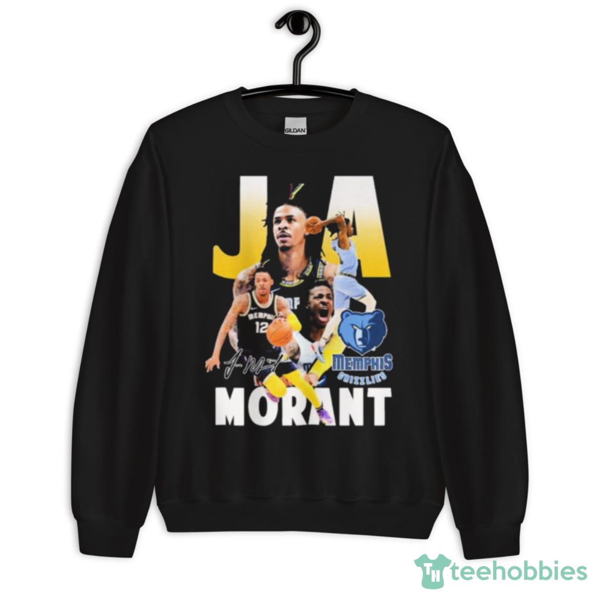 Ja Memphis Grizzlies Morant Signature Shirt - Unisex Crewneck Sweatshirt