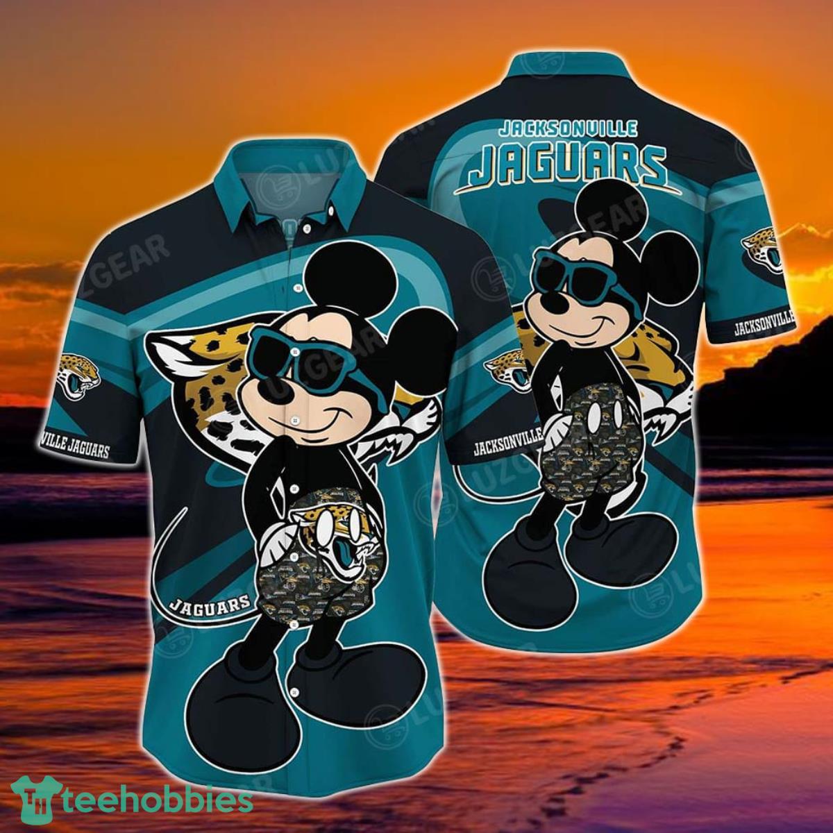 Jacksonville Jaguars NFL Hawaiian Shirt, Mickey 3D All Over Printed For Best Fans Ever Product Photo 1