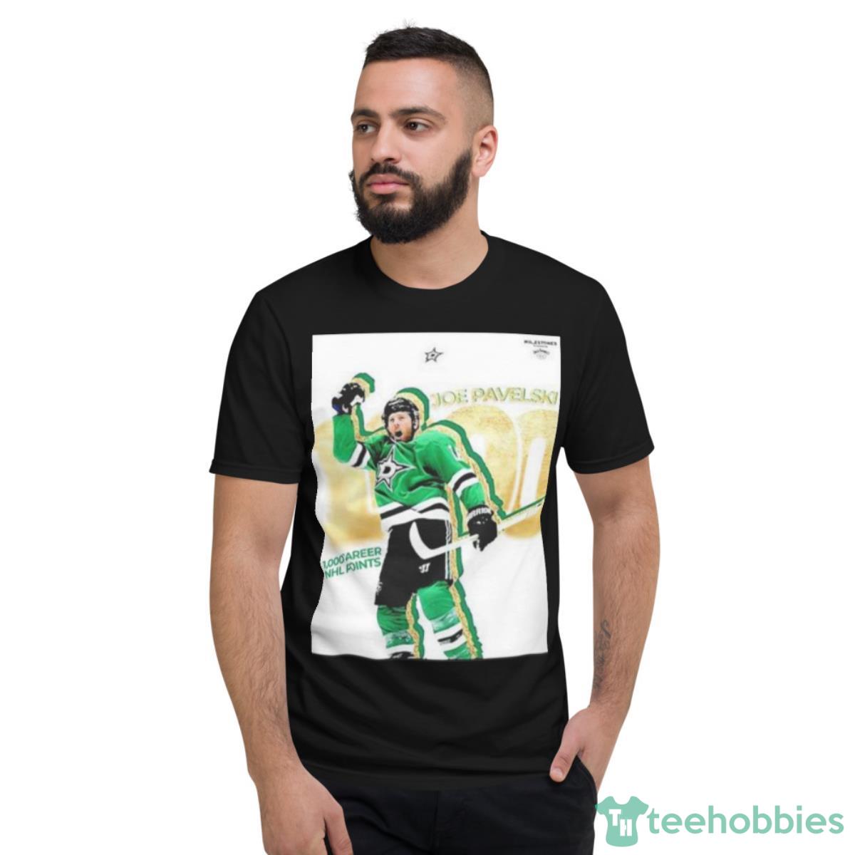 Joe Pavelski 1000 Career Nhl Points Shirt - Short Sleeve T-Shirt