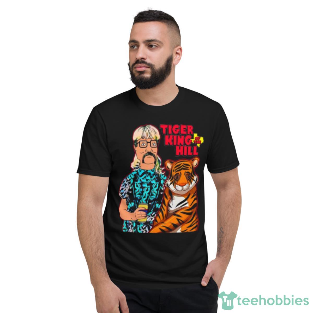 Joe Tiger King Hank Hill Tiger King Of The Hill Texas Shirt - Short Sleeve T-Shirt