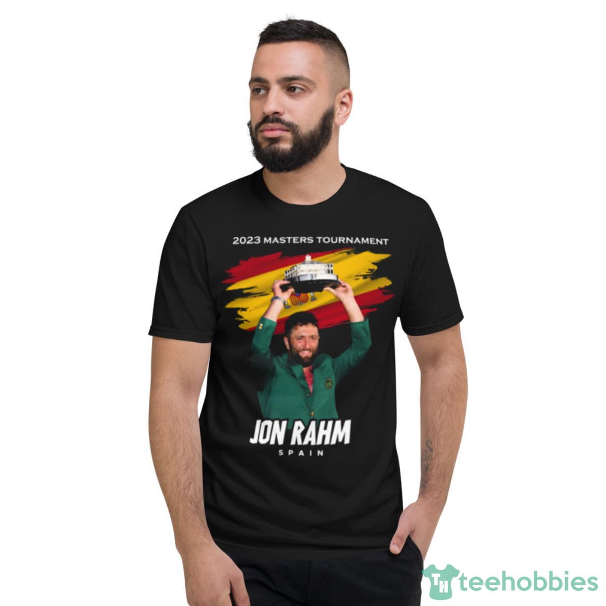 Jon Rahm 2023 Masters Tournament Champ Shirt - Short Sleeve T-Shirt