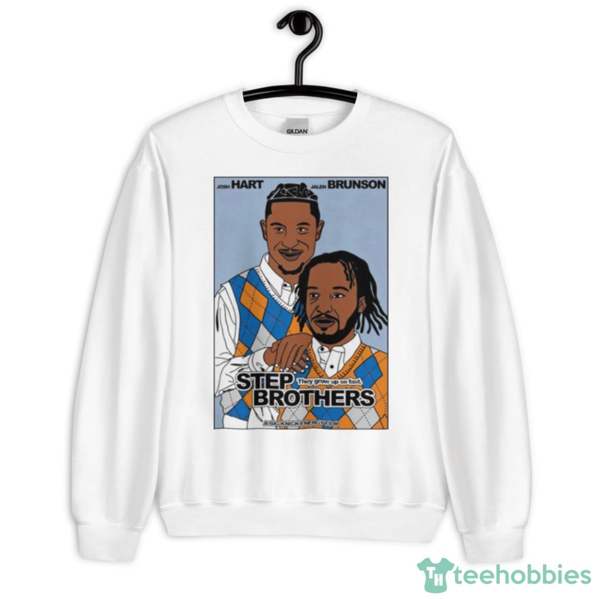 Josh Hart And Jalen Brunson Step Brothers Shirt - Unisex Heavy Blend Crewneck Sweatshirt