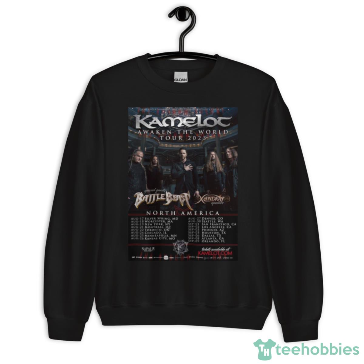 Kamelot Announces 2023 North American Headline Tour Shirt - Unisex Crewneck Sweatshirt