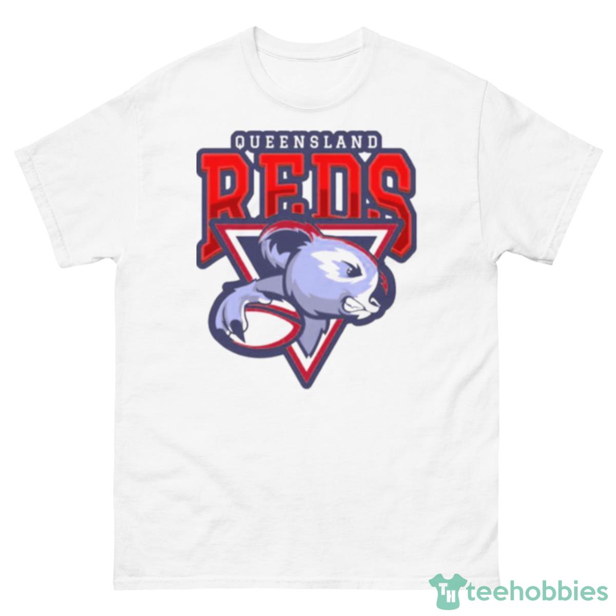 Koala Logo Queensland Reds Rugby Shirt - 500 Men’s Classic Tee Gildan