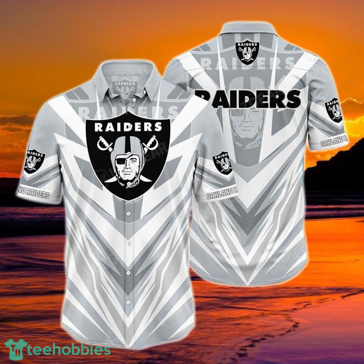 Las Vegas Raiders NFL Hawaiian Shirt 3D Summer For Awesome Fans Product Photo 1