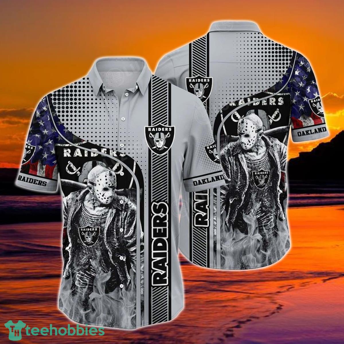 Las Vegas Raiders NFL Hawaiian Shirt Honor 3D Trending Best Gift For Fans Product Photo 1