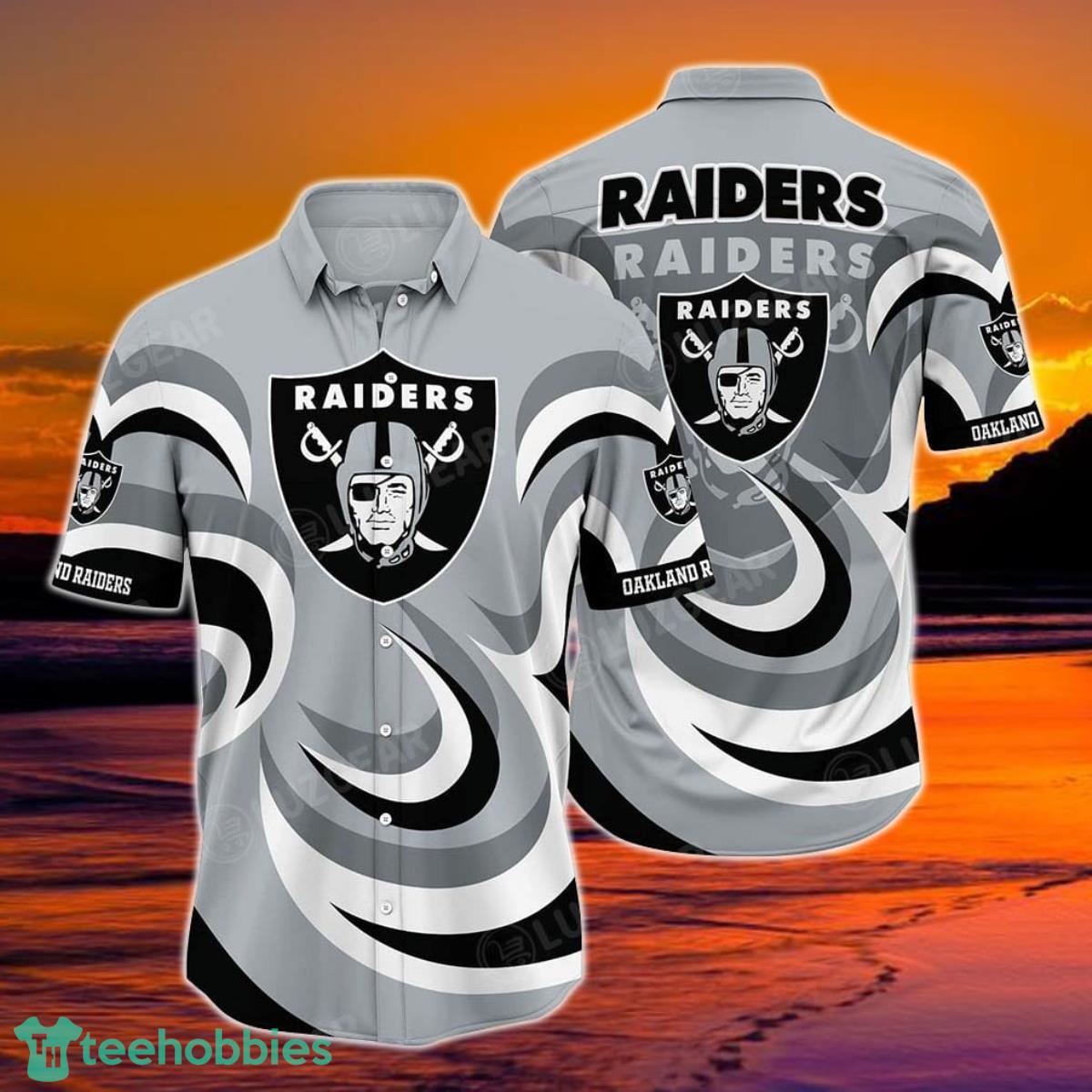 Las Vegas Raiders NFL Hawaiian Shirt Short Style Hot Trending Summer For Awesome Fans Product Photo 1