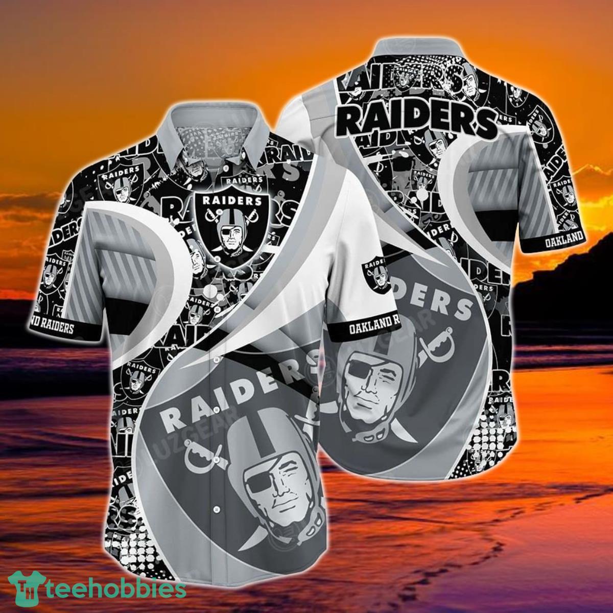 Las Vegas Raiders NFL Hawaiian Shirt Summer For Awesome Fan Product Photo 1