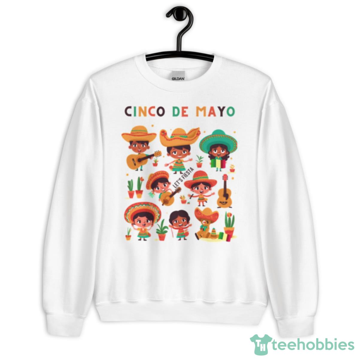 Little Boy Cinco De Mayo Art Shirt - Unisex Heavy Blend Crewneck Sweatshirt