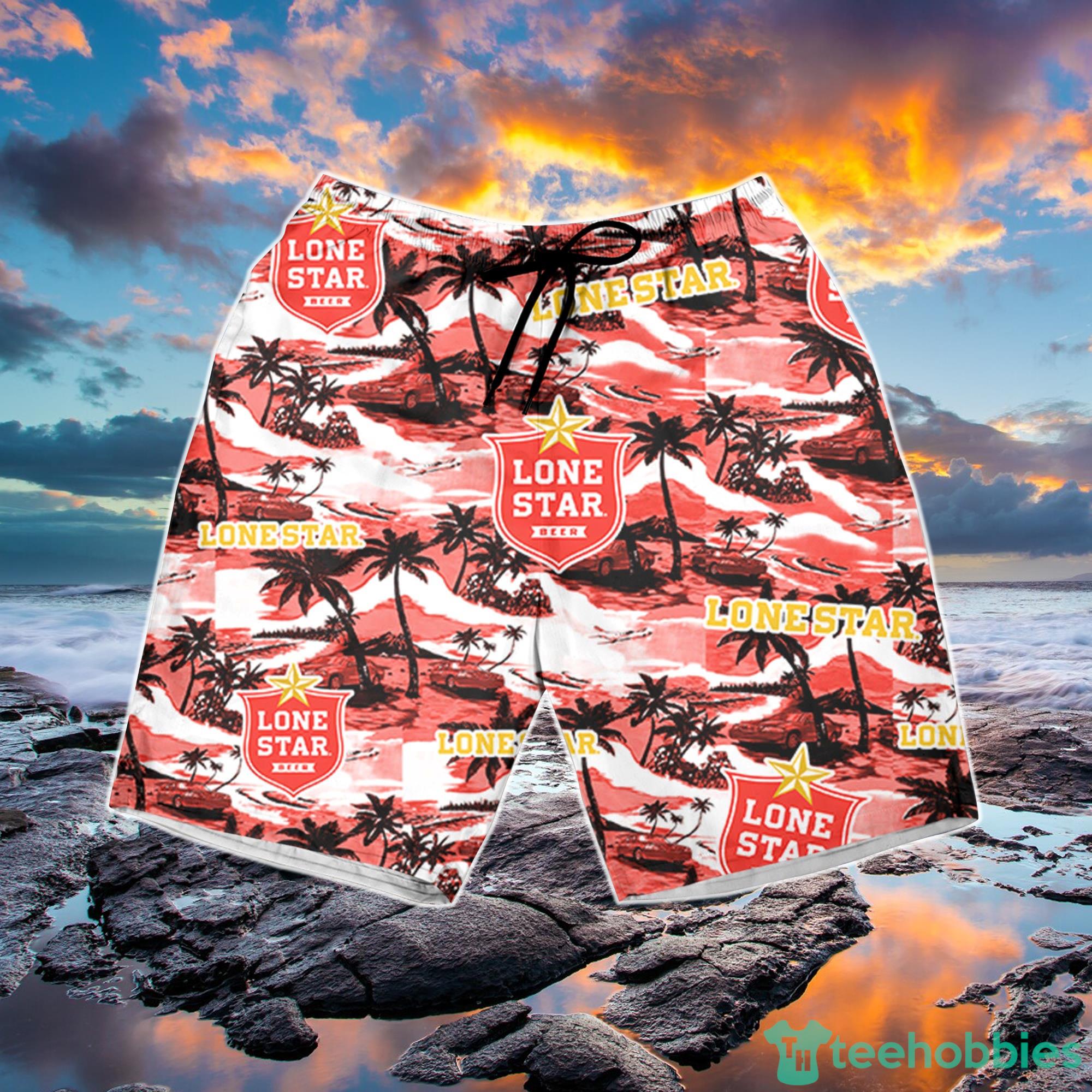 Lone Star Hawaiian Sea Island Pattern Shirt Tropical Aloha Gift For Him And Her Product Photo 2