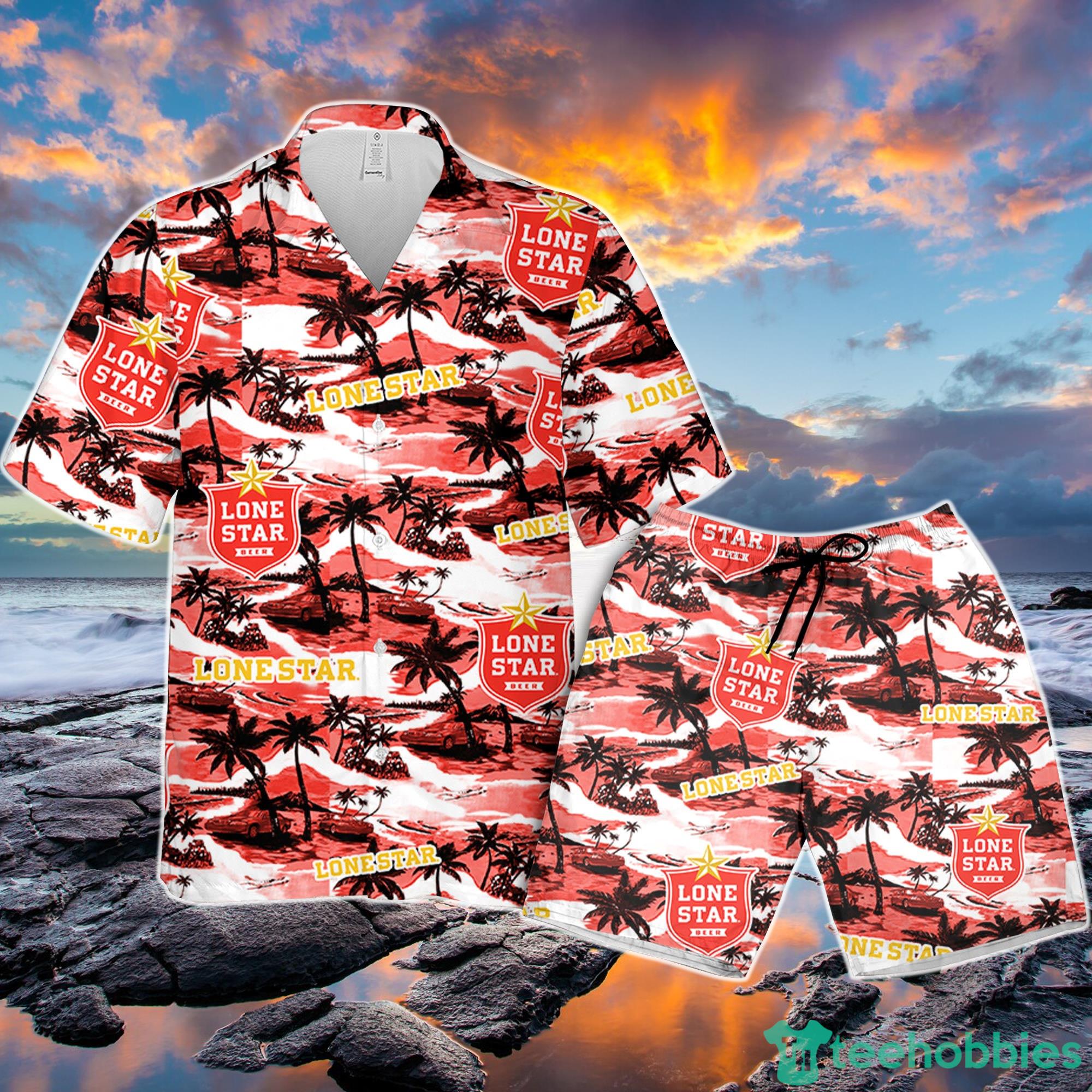 Lone Star Hawaiian Sea Island Pattern Shirt Tropical Aloha Gift For Him And Her Product Photo 1