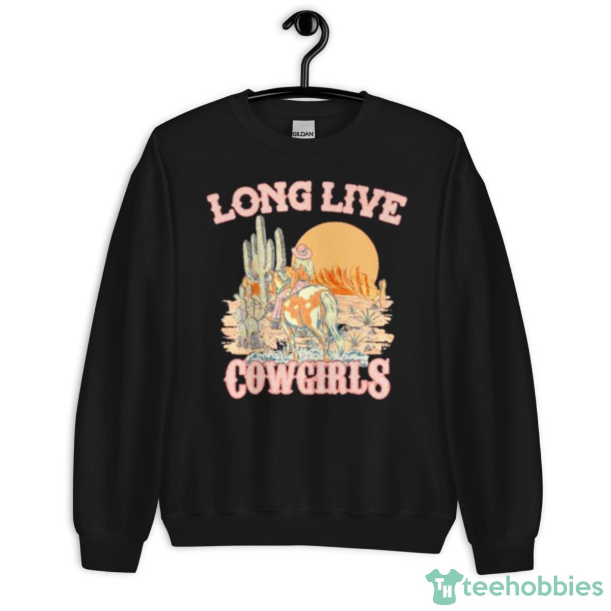 Long Live Cowgirls Western Shirt - Unisex Crewneck Sweatshirt