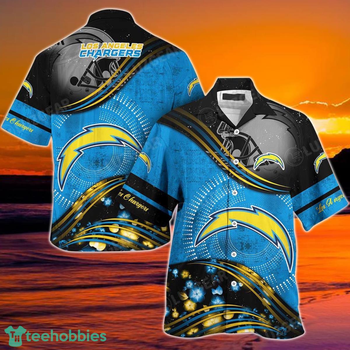 Los Angeles Chargers NFL Football Hawaiian Shirt This Summer Best Gift For Fans Product Photo 1