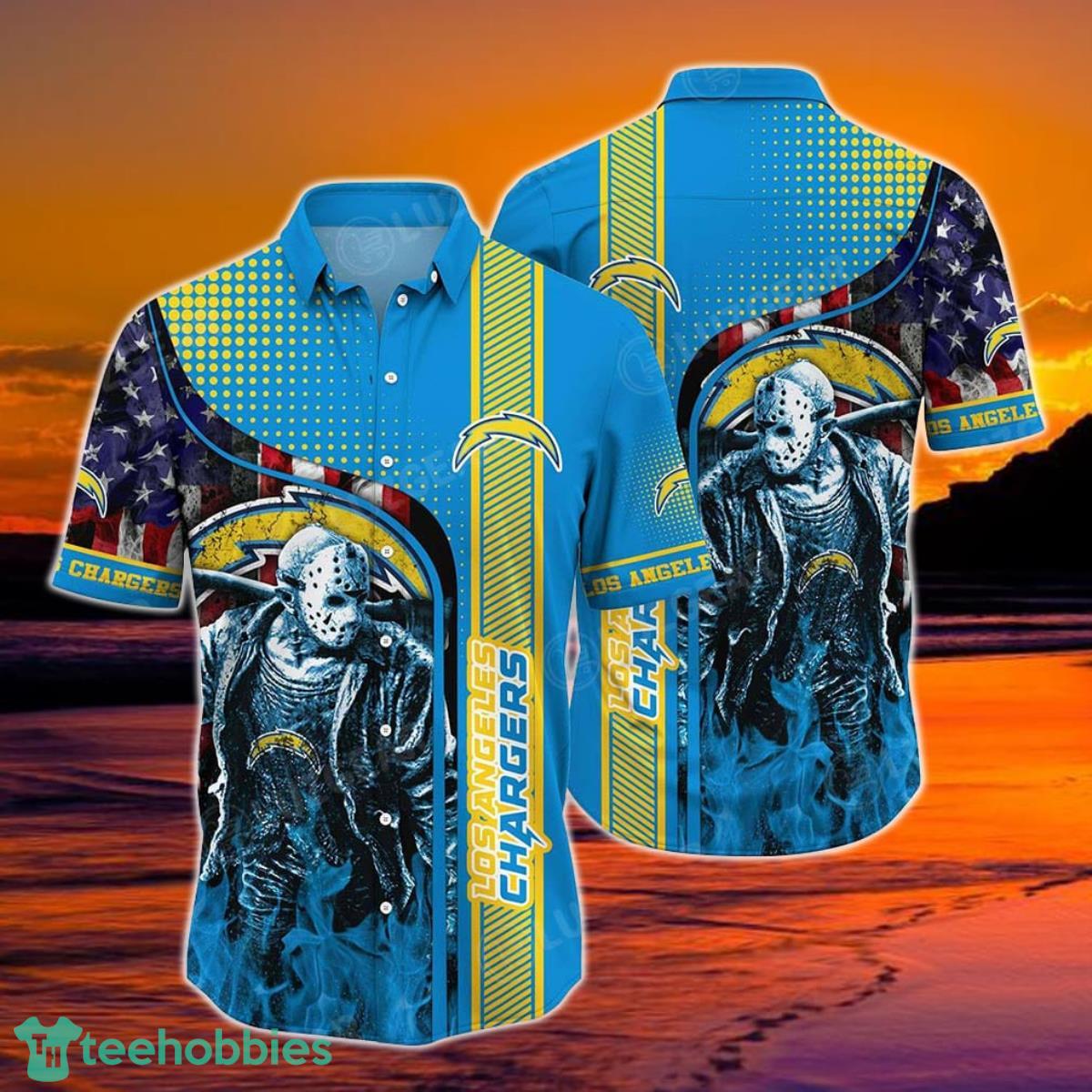 Los Angeles Chargers NFL Hawaiian Shirt Honor Best Gift For Fans Product Photo 1
